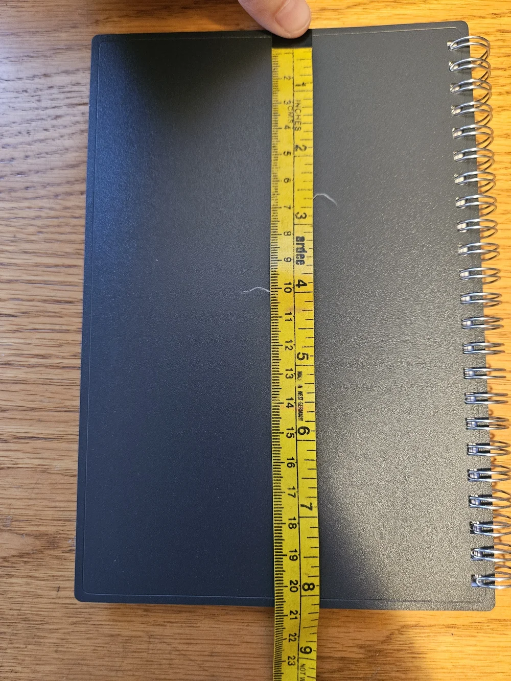 Blue Sky Spiral-Bound 2026 Planner in Black